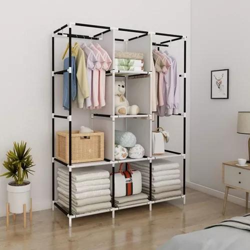 ARMARIO CLOSET ROPERO ARMABLE GRANDE 175X45X130CM MORADO - 5
