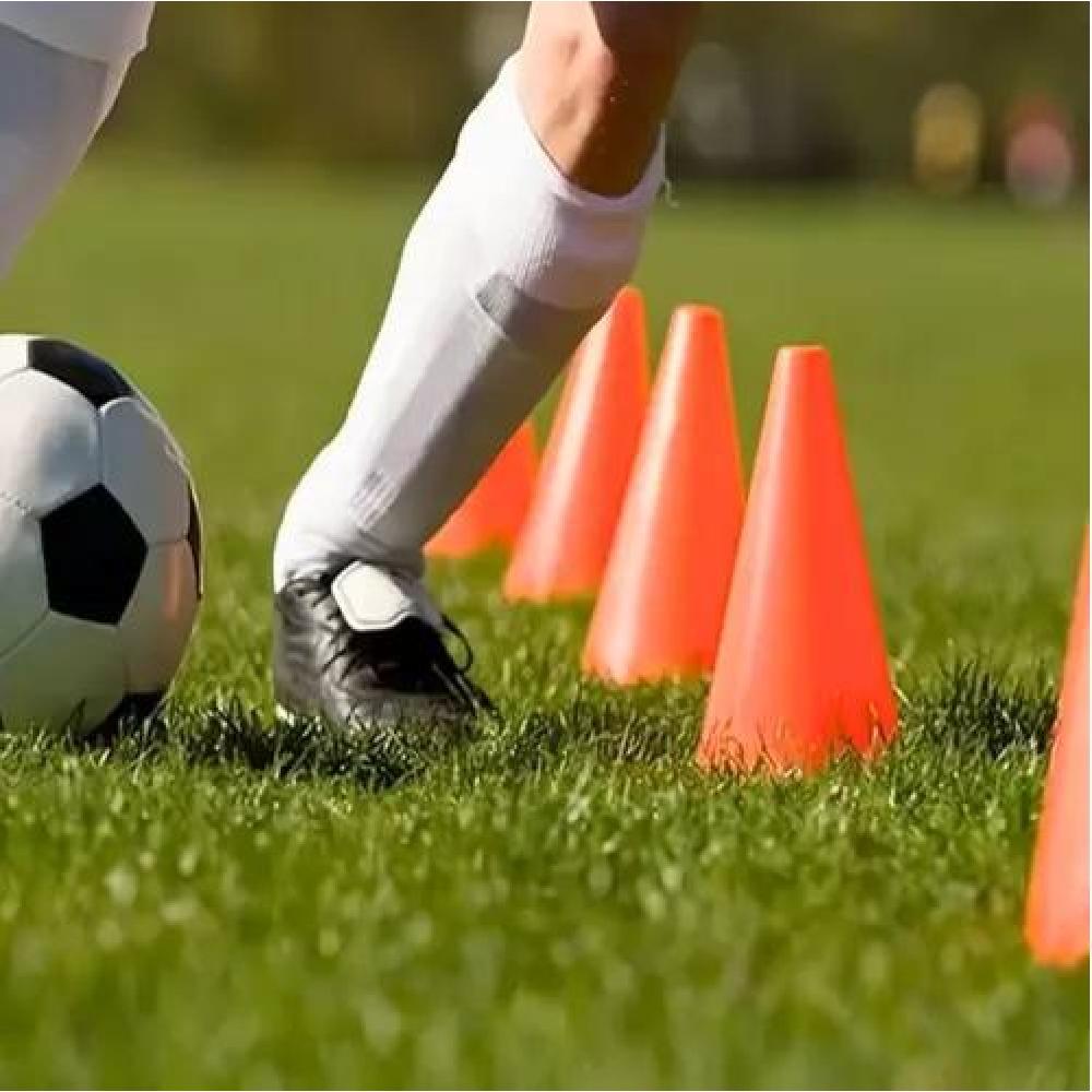 10 CONOS DE ENTRENAMIENTO 18CM CROSSFIT DEPORTE/ TRAFICO - 5