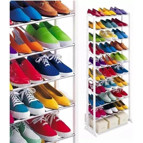 ZAPATERA ORGANIZADOR ZAPATOS ARMABLE 10 NIVELES 30 PARES - 6
