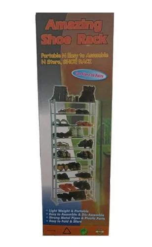 ZAPATERA ORGANIZADOR ZAPATOS ARMABLE 10 NIVELES 30 PARES - 7