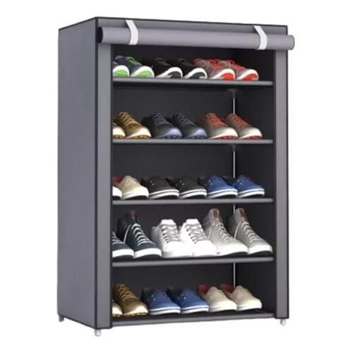 ZAPATERO 5 PISOS ARMABLE ORGANIZADOR CON FUNDA - 1