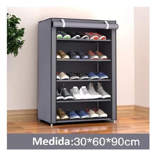 ZAPATERO 5 PISOS ARMABLE ORGANIZADOR CON FUNDA - 2
