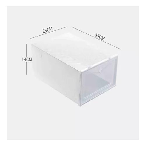 PACK 6 CAJAS ZAPATOS ORGANIZADORAS APILABLES - 2