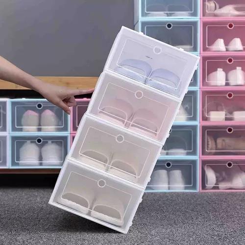 PACK 6 CAJAS ZAPATOS ORGANIZADORAS APILABLES - 4