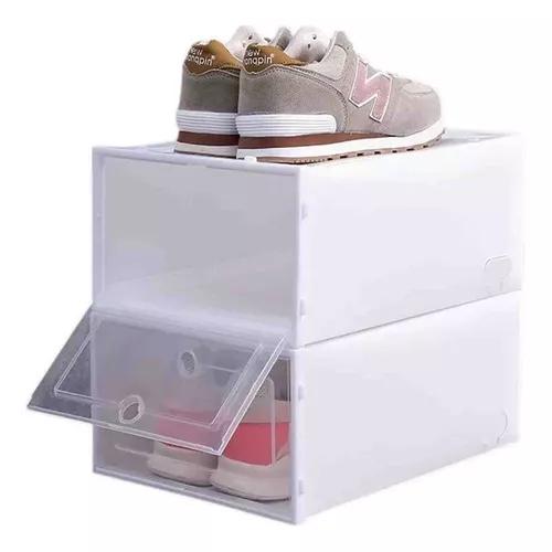 PACK 6 CAJAS ZAPATOS ORGANIZADORAS APILABLES - 6
