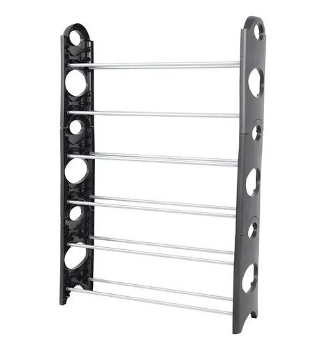ZAPATERA ORGANIZADOR ZAPATOS 6 NIVELES 18 PARES NEGRO - 2