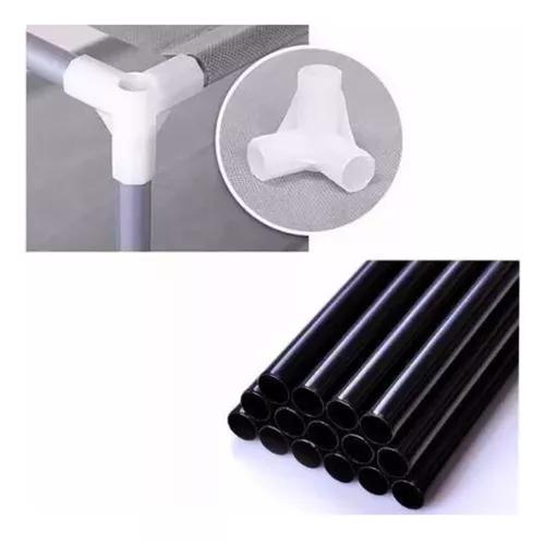 ZAPATERA ARMABLE ALUMINIO CON TELA PLÁSTICA 9 NIVELES GRIS - 5