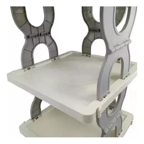 ZAPATERO ARMABLE ALUMINIO 4 PISOS PEQUEÑO 56CMX26CM - 2