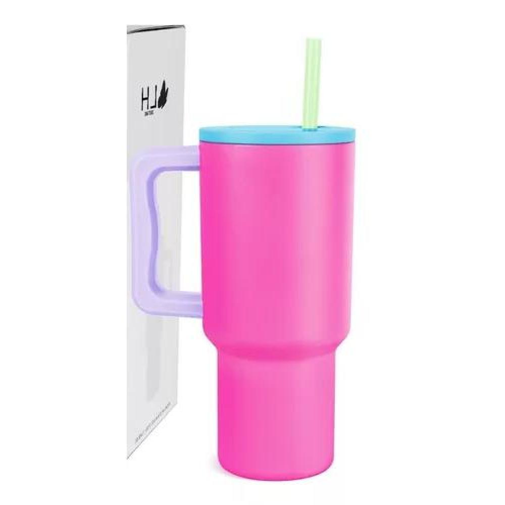 VASO TÉRMICO MUG LH 900 LT, ACERO INOXIDABLE, FUCSIA - 2