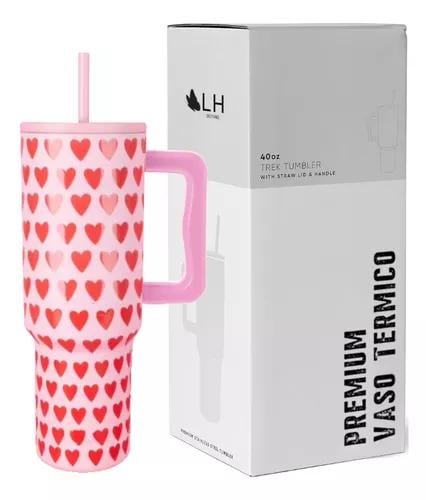 VASO TÉRMICO MUG, 1200 LT, ACERO INOXIDABLE, CORAZONES - 1