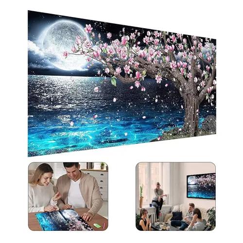KIT DE PINTURA DIAMANTE 5D POR NÚMERO, DIY DECORACIÓN, 70X40 CM - 1