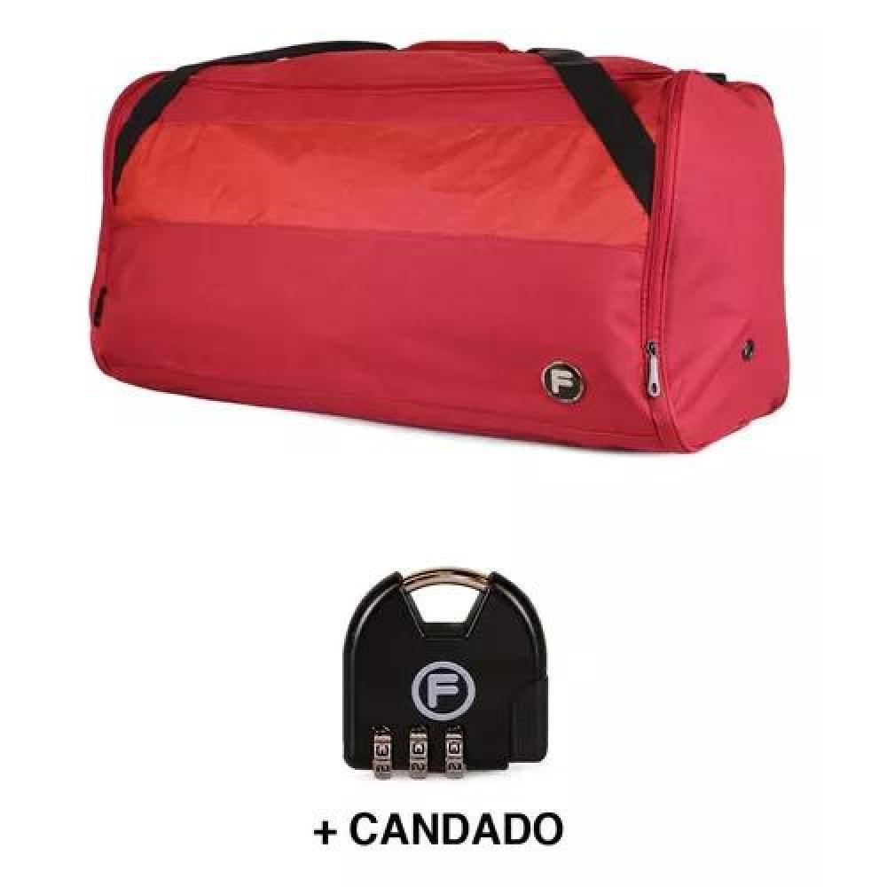 BOLSO VIAJE CON RUEDAS KROSS L 131 LITROS ROJO CON CANDADO POLIÉSTER - 2