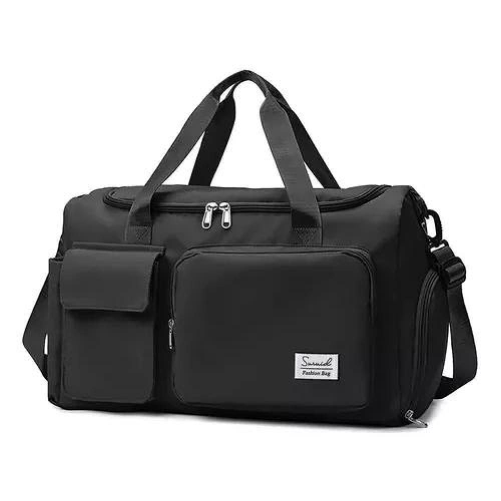 BOLSO VIAJE DEPORTIVO 35 LITROS COLOR NEGRO POLIÉSTER - 1