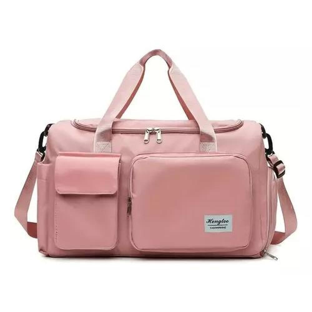 BOLSO VIAJE DEPORTIVO 35 LITROS COLOR ROSADO POLIÉSTER - 1