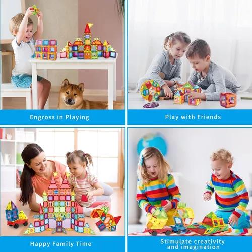 BLOQUES MAGNÉTICOS MULTICOLOR 22 PIEZAS CONSTRUCCIÓN PARA NIÑOS - 5