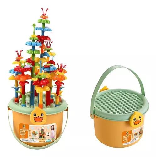 BALDE DE BLOQUES DE CONSTRUCCIÓN 142 PCS JUGUETE DIDÁCTICO - 2