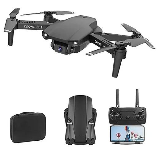 DRON CON DOBLE CÁMARA AJUSTABLE FPV PLEGABLE NEGRO - 4