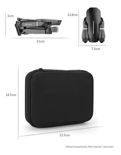 DRON CON DOBLE CÁMARA AJUSTABLE FPV PLEGABLE NEGRO - 5