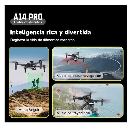 DRONE 8K CÁMARA 5GHZ 2 BATERÍA ANTI-OBSTÁCULOS GIRO 360 - 8
