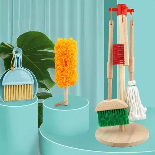SET LIMPIEZA DIDÁCTICO NIÑOS JUGUETES MADERA - 5