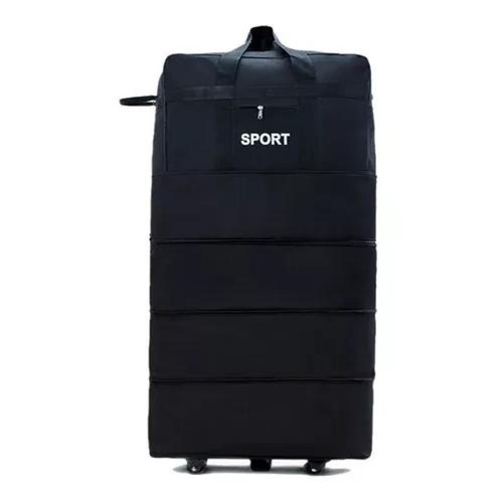 BOLSO CON 5 RUEDAS TALLA AJUSTABLE CON CREMALLERA COLOR NEGRO POLIÉSTER - 1