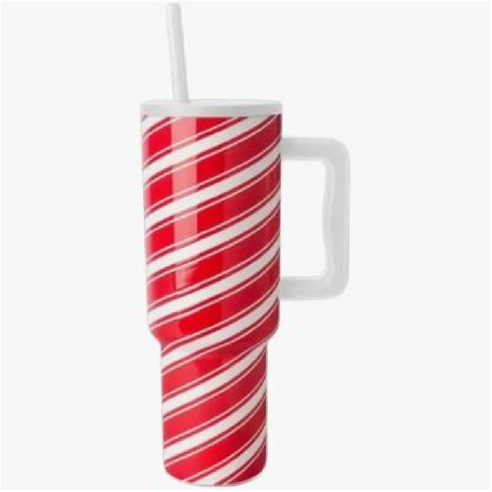 VASO TÉRMICO MUG 1200 LT, ACERO INOXIDABLE, CARAMELO - 1