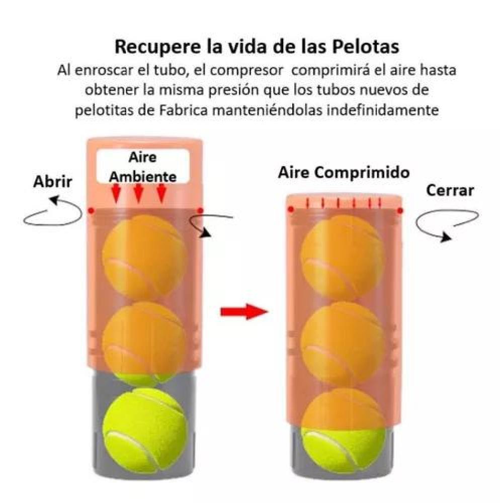 PRESURIZADOR DE PELOTAS PADEL /TENIS - 2