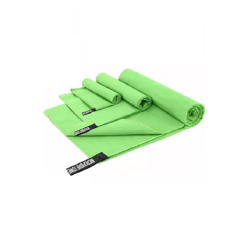 TOALLAS DE MICROFIBRA, TOALLA DEPORTIVA, 3 PIEZAS, VERDE - 1
