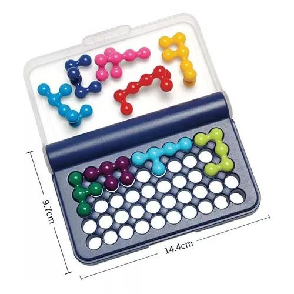 JUEGO DE LÓGICA AZUL IQ PUZZLER 120 DESAFÍOS COLOR - 2