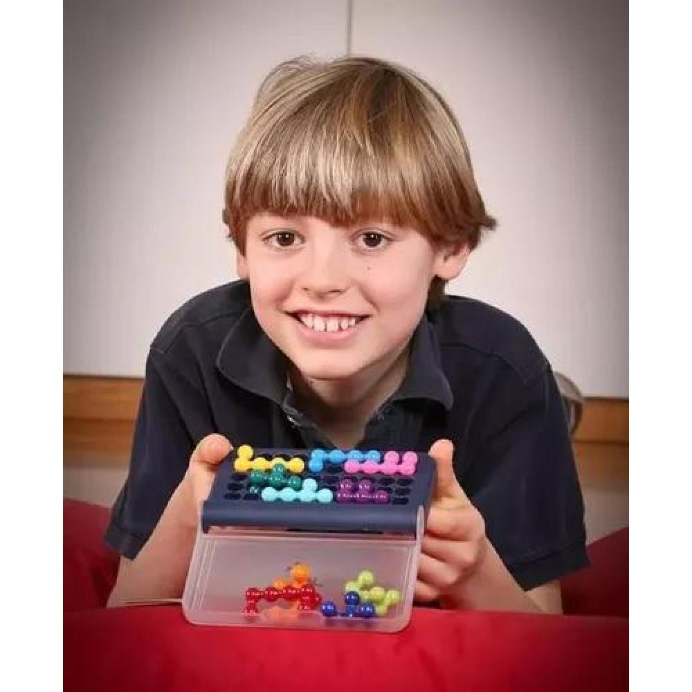 JUEGO DE LÓGICA AZUL IQ PUZZLER 120 DESAFÍOS COLOR - 5