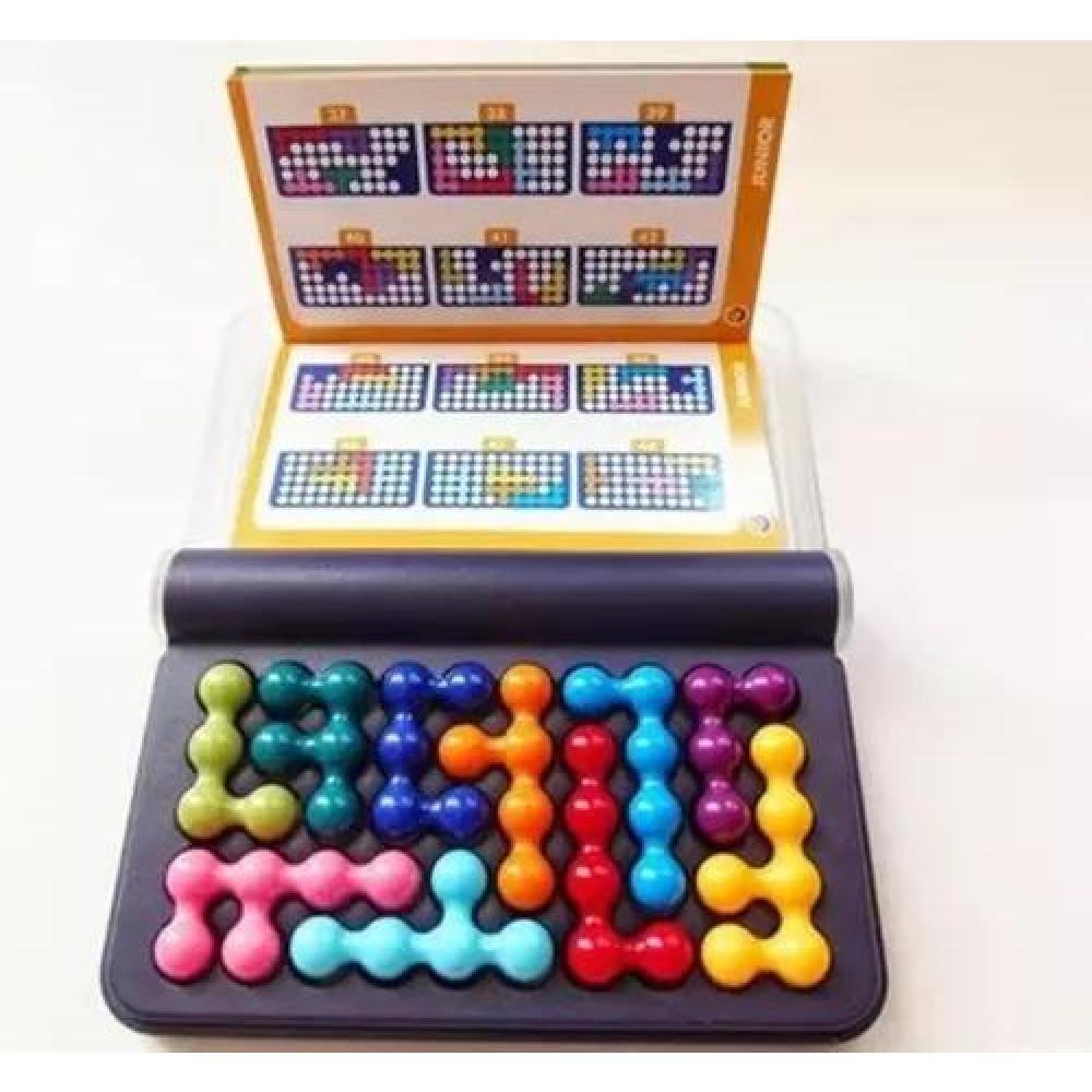 JUEGO DE LÓGICA AZUL IQ PUZZLER 120 DESAFÍOS COLOR - 6