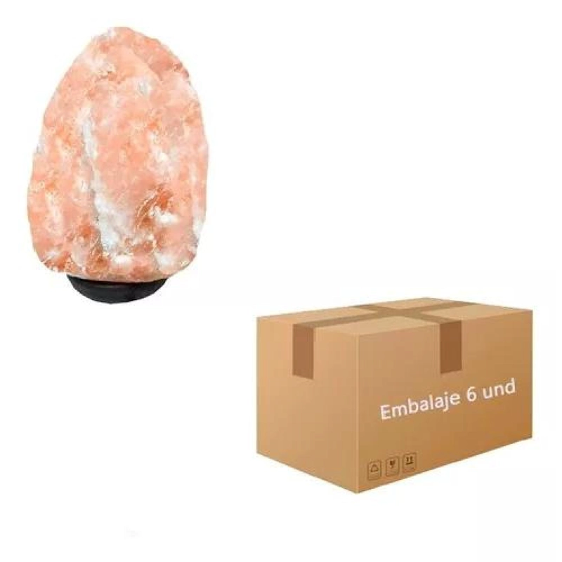 LÁMPARA DE SAL DEL HIMALAYA, PIEDRA DE 2 A 3 KG - 2