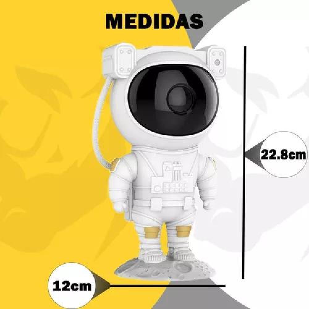 PROYECTOR LÁMPARA LED DE GALAXIA, ASTRONAUTA, COLOR BLANCO - 3