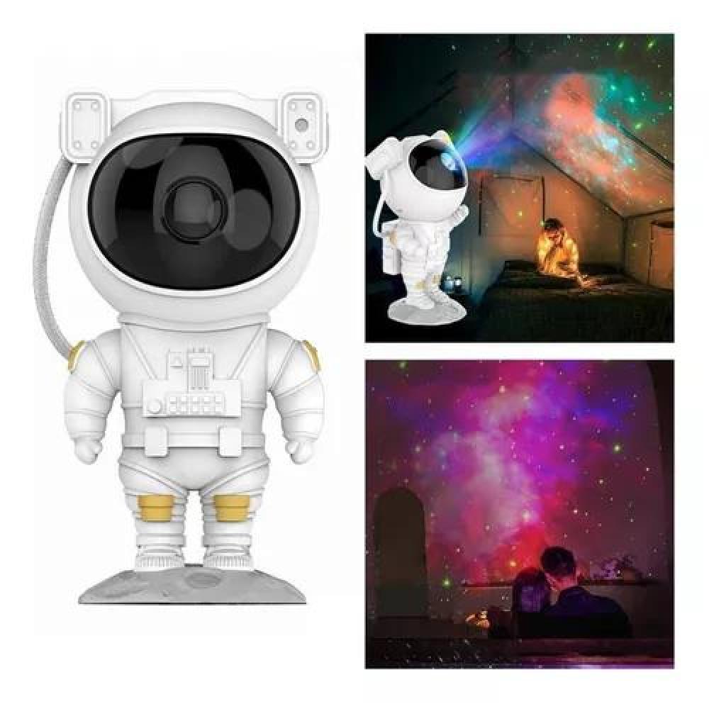 PROYECTOR LÁMPARA LED DE GALAXIA, ASTRONAUTA, COLOR BLANCO - 6