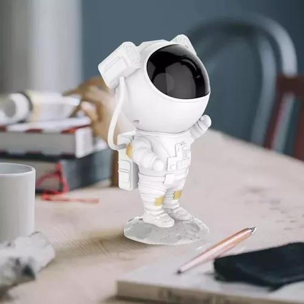 PROYECTOR LÁMPARA LED DE GALAXIA, ASTRONAUTA, COLOR BLANCO - 7