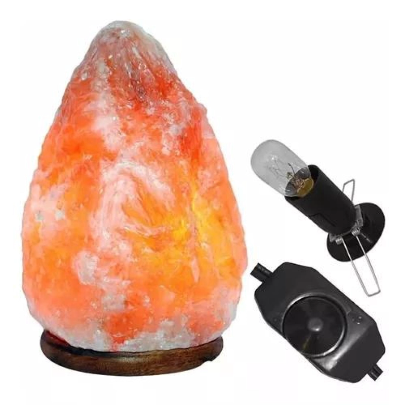 X2 LÁMPARA DE SAL DEL HIMALAYA, 2-3 KG, COLOR MARRÓN, DECORACIÓN - 2