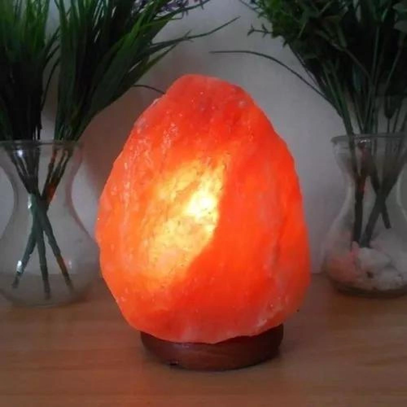 X2 LÁMPARA DE SAL DEL HIMALAYA, 2-3 KG, COLOR MARRÓN, DECORACIÓN - 6