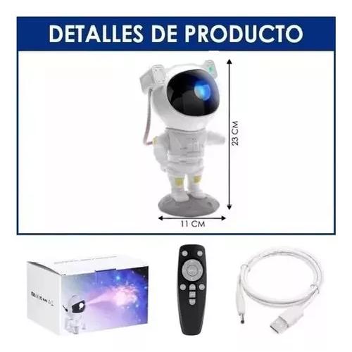 PROYECTOR GALAXIA, LÁMPARA LED DE ASTRONAUTA, COLOR GRIS - 4