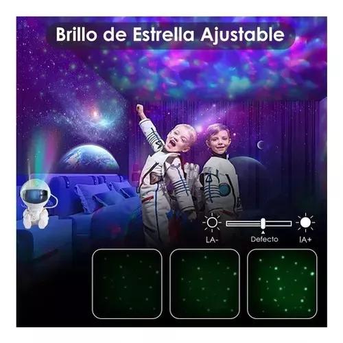 PROYECTOR GALAXIA, LÁMPARA LED DE ASTRONAUTA, COLOR GRIS - 5