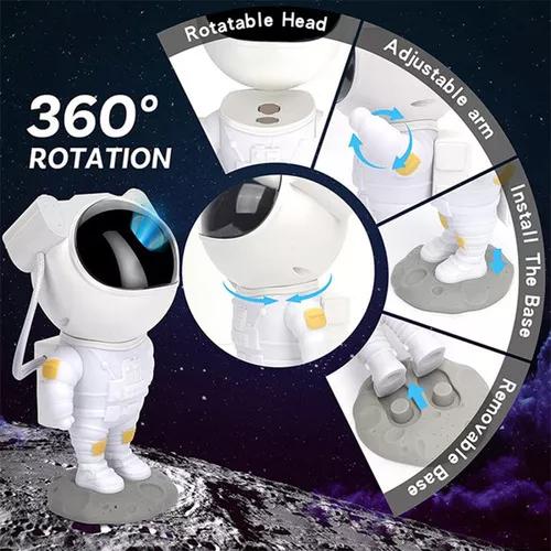 PROYECTOR GALAXIA, LÁMPARA LED DE ASTRONAUTA, COLOR GRIS - 7