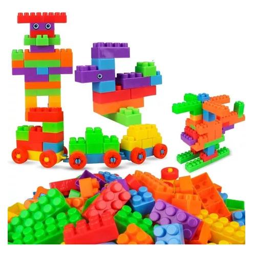 BLOQUES DE CONSTRUCCIÓN MULTICOLOR PARA NIÑOS DIY JUGUETES ENSAMBLAJE - 1
