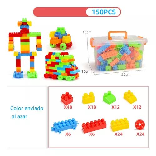 BLOQUES DE CONSTRUCCIÓN MULTICOLOR PARA NIÑOS DIY JUGUETES ENSAMBLAJE - 2