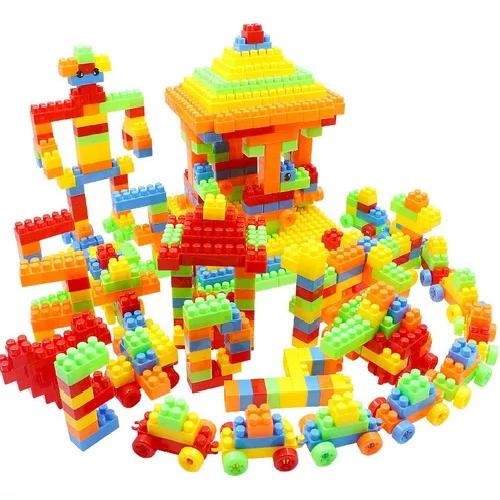 BLOQUES DE CONSTRUCCIÓN MULTICOLOR PARA NIÑOS DIY JUGUETES ENSAMBLAJE - 3