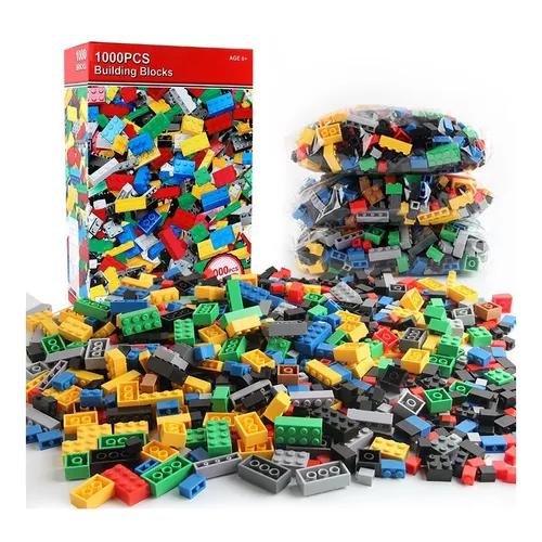 BLOQUES DE CONSTRUCCIÓN DIDÁCTICOS 1000 PIEZAS MULTICOLOR - 2