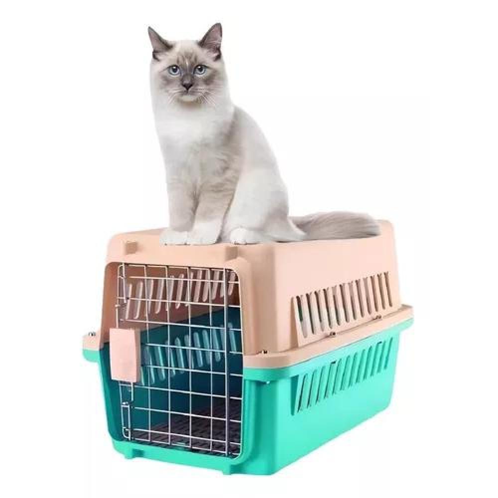 CAJA TRANSPORTADORA PERROS CANIL MULTICOLOR - 2