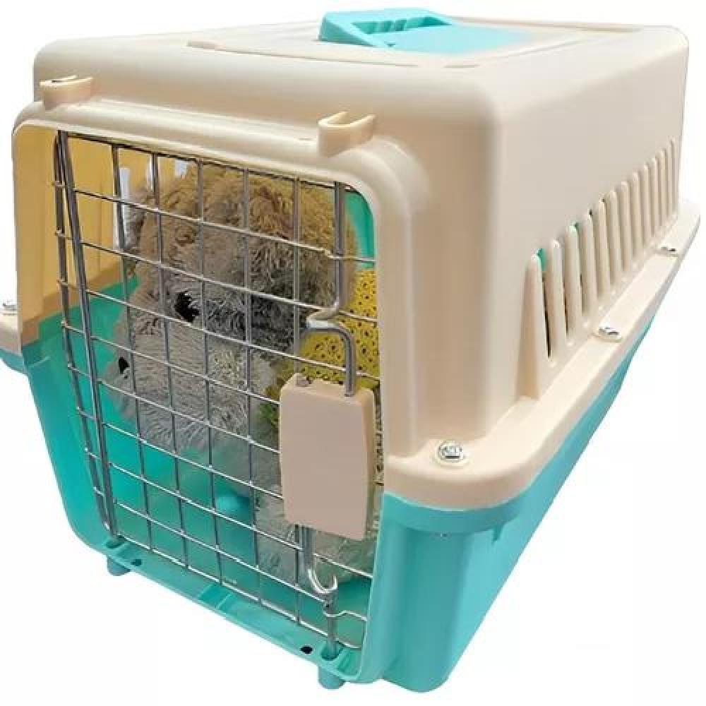 CAJA TRANSPORTADORA PERROS CANIL MULTICOLOR - 3