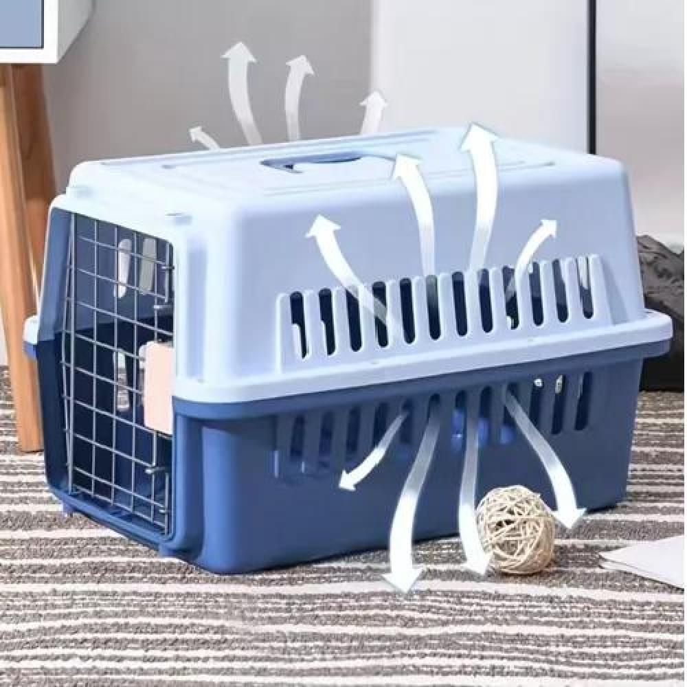 CAJA TRANSPORTADORA PERROS CANIL MULTICOLOR - 6