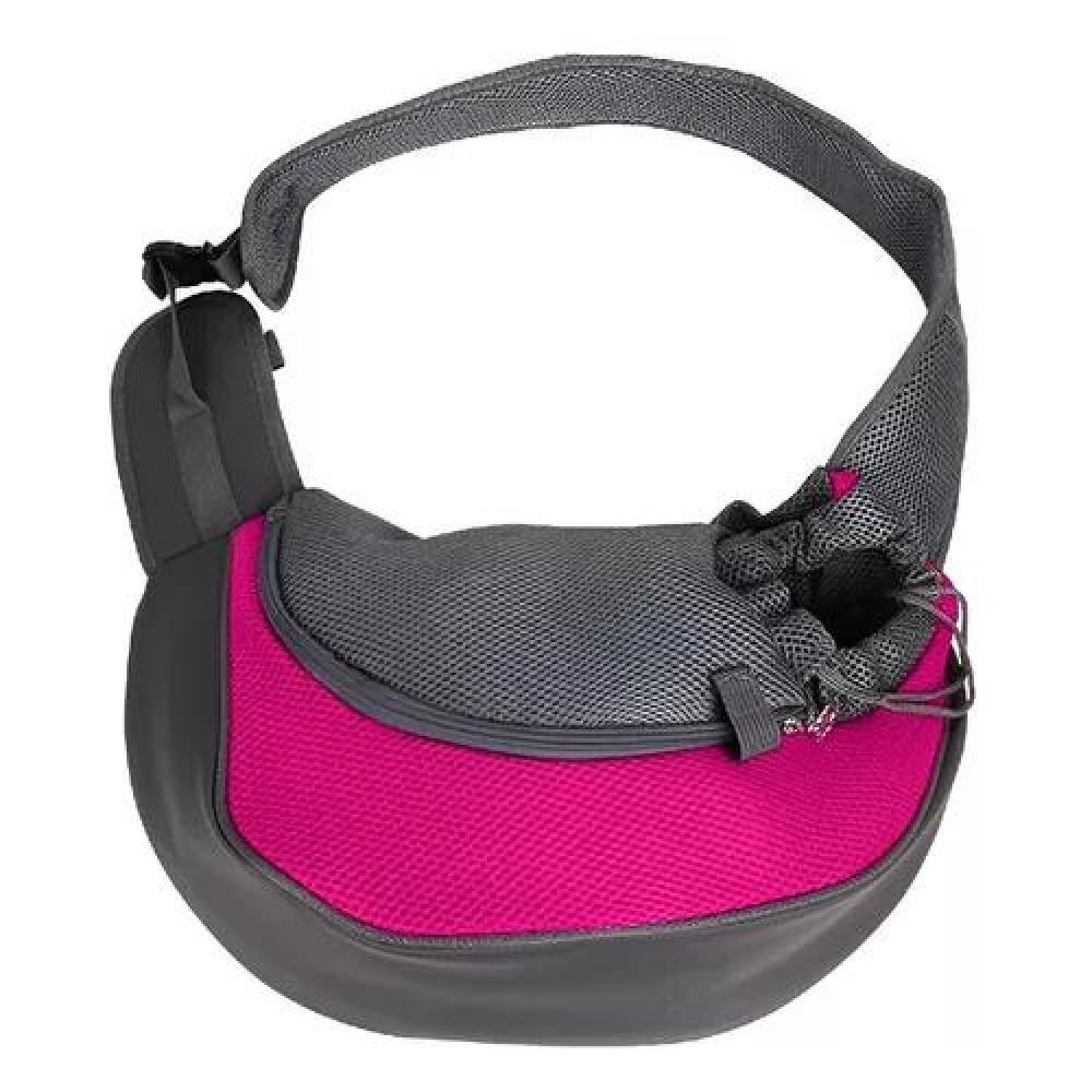 BOLSO PERROS Y GATOS TRANSPORTADOR MOCHILA FUCSIA - 2