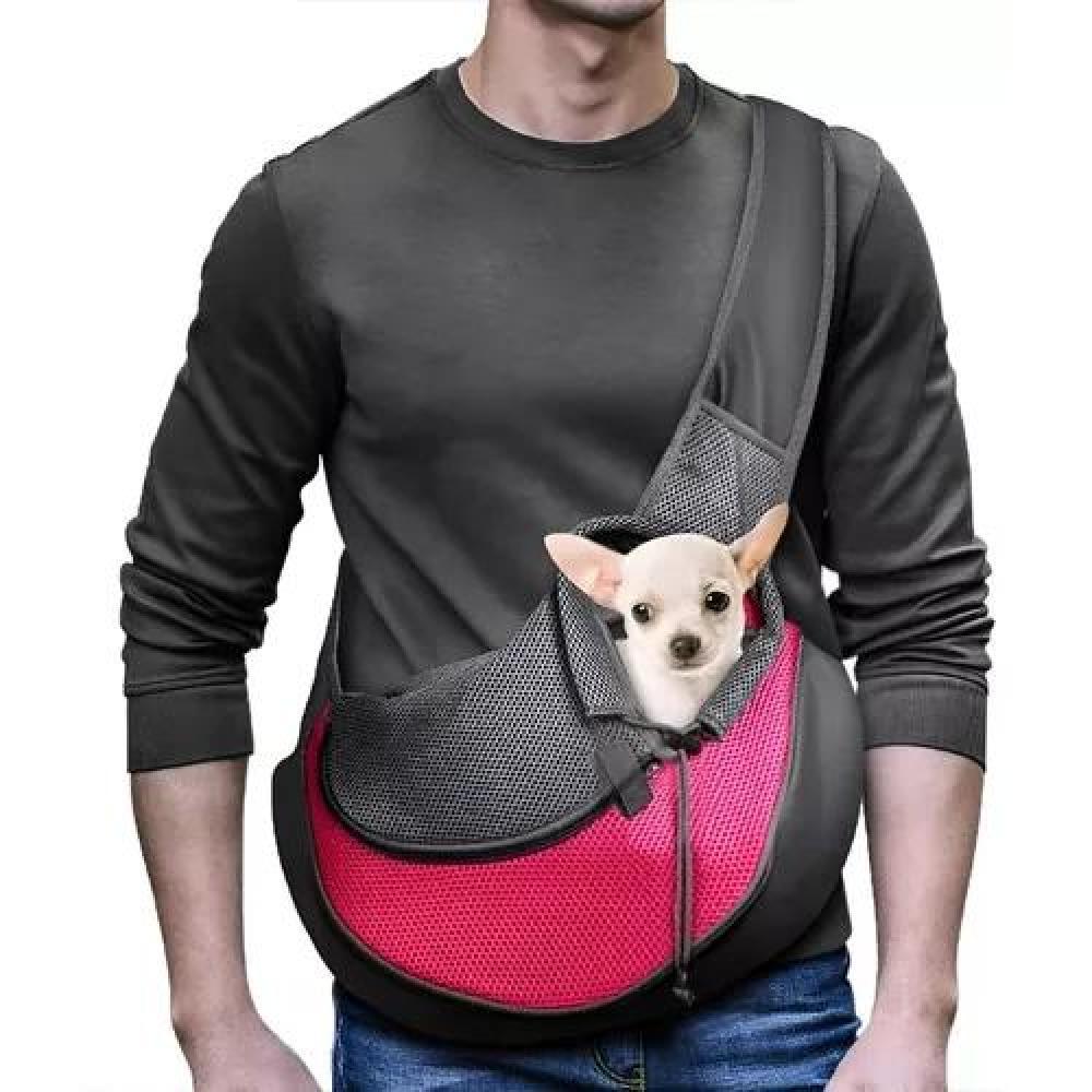 BOLSO PERROS Y GATOS TRANSPORTADOR MOCHILA FUCSIA - 3