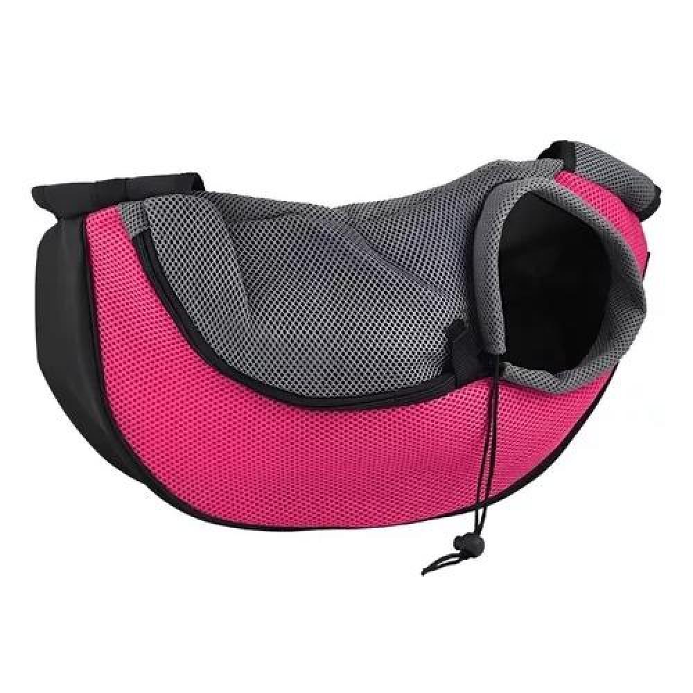 BOLSO PERROS Y GATOS TRANSPORTADOR MOCHILA FUCSIA - 5